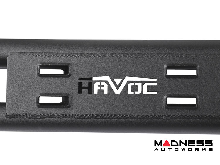 Ford Bronco Rock Sliders - 4 Door - Trailcrawler - Textured Black - Havoc 